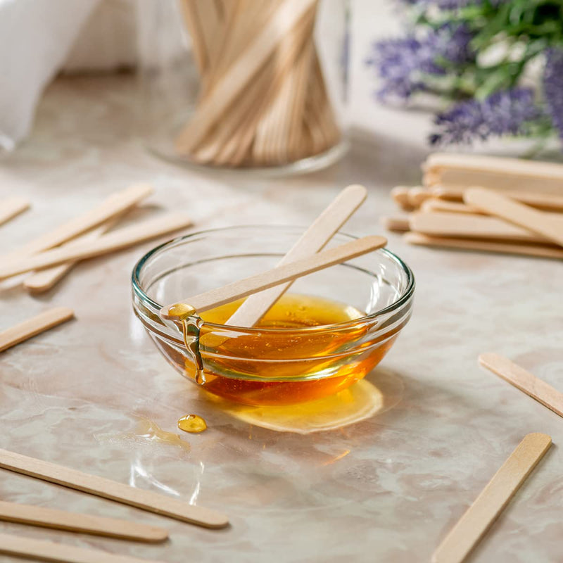 [200 Count] 4.5 Inch Wooden Multi-Purpose Popsicle Sticks for Crafts, ICES, & Ice Cream - NewNest Australia