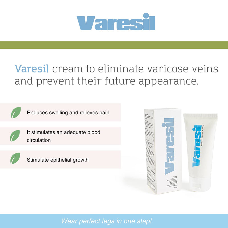 Varicose Veins - 3 Varesil Cream: Cream for varicose veins relief - NewNest Australia