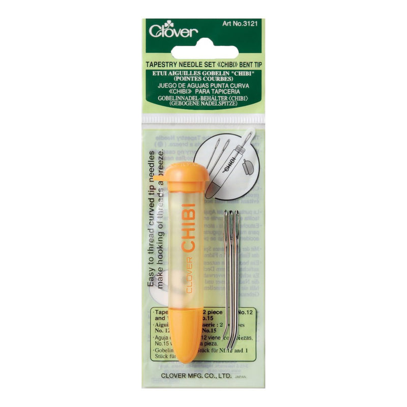 Clover 3121 Tapestry Needle Set Chibi, Bent Tip , Beige - NewNest Australia
