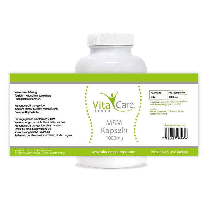 VitaCare 21-day metabolic treatment, 5-piece complete package for HCG diet, contains MSM capsules, multivitamin complex, Omega 3 plus & OPC grape seed - NewNest Australia