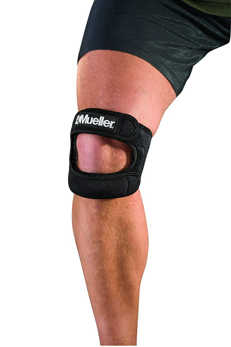 Mueller Sports Medicine Adjustable Max Knee Strap, Patella Tendon Support, for Men and Women, Black, One Size - NewNest Australia