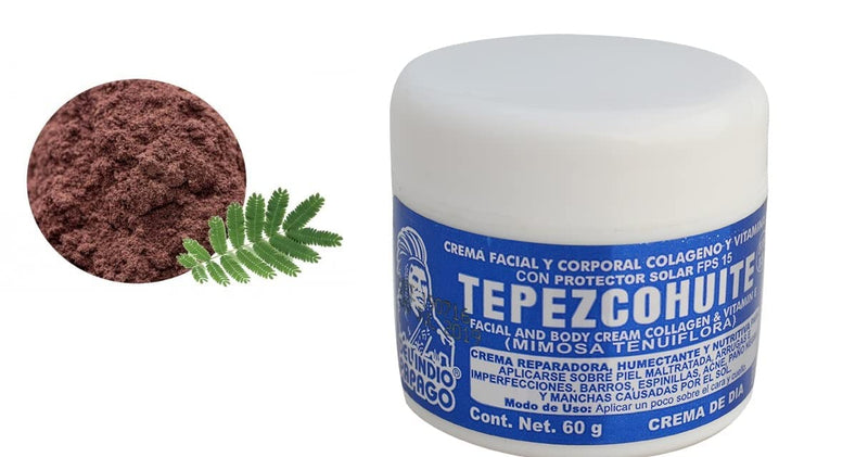 DEL INDIO PAPAGO Facial Day Cream With Tepezcohuite 60gr small - Hydrates the Skin - NewNest Australia