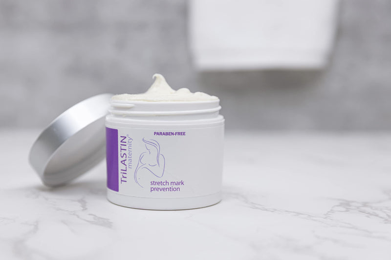 TriLASTIN Maternity Stretch Mark Prevention Cream (4oz) | Hypoallergenic and Paraben-Free | Stretch Mark Cream for Pregnancy | Skincare Gifts for Moms | Scar and Stretch Mark Remover Cream - NewNest Australia
