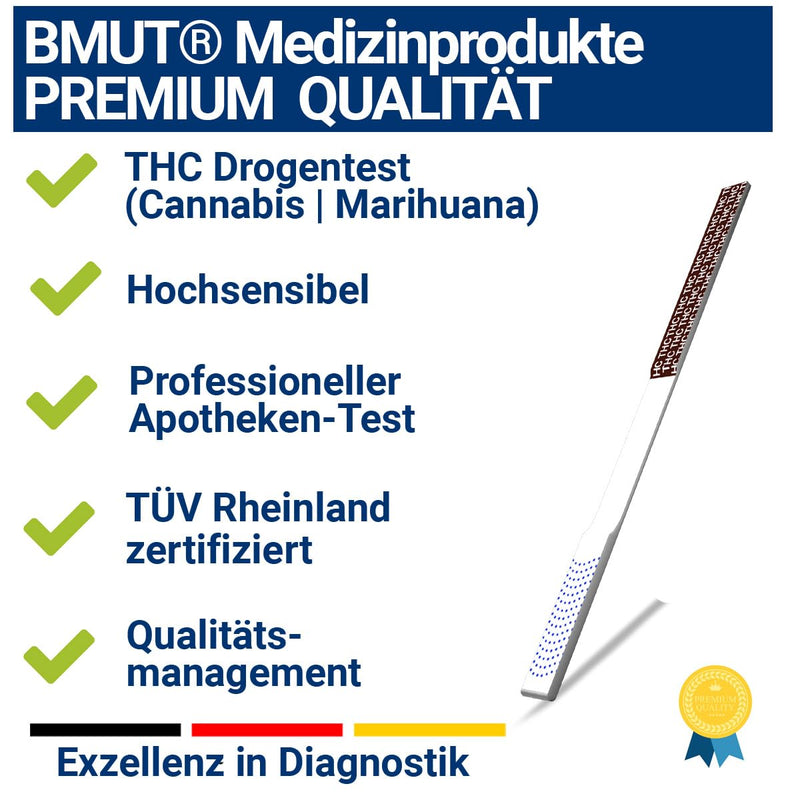 10x THC drug test rapid test urine | 20ng/mL | Urine test | Test strips (pharmacy quality) - NewNest Australia