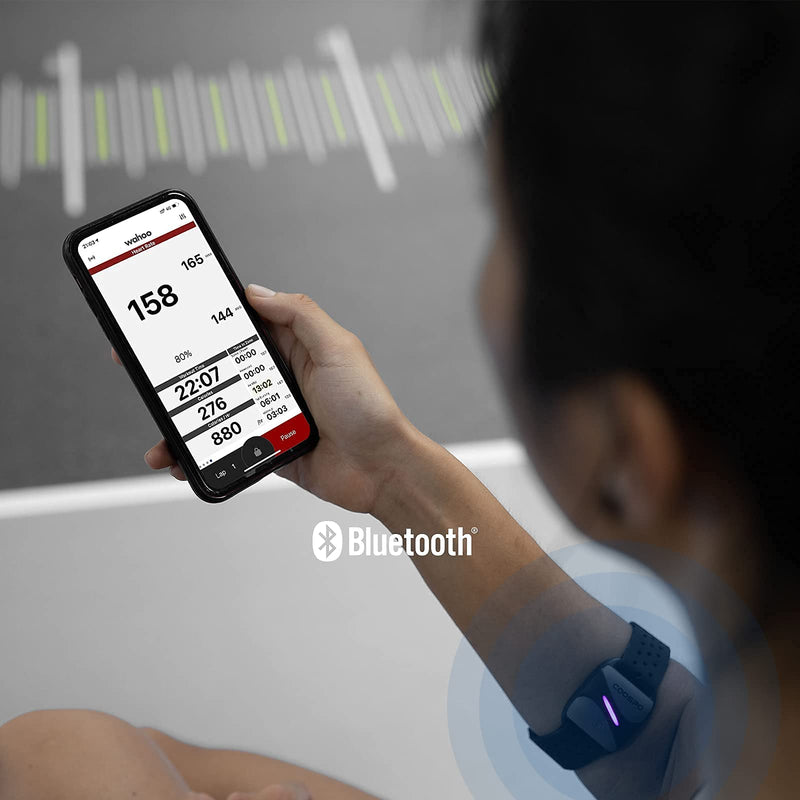 COOSPO HW807 Armband Heart Rate Monitor, Bluetooth 5.0 & ANT+ Dual HRM with HR Zone Heart Rate Variability, Optical HR Sensor with IP67 for Peloton Strava Zwift DDP Yoga - NewNest Australia