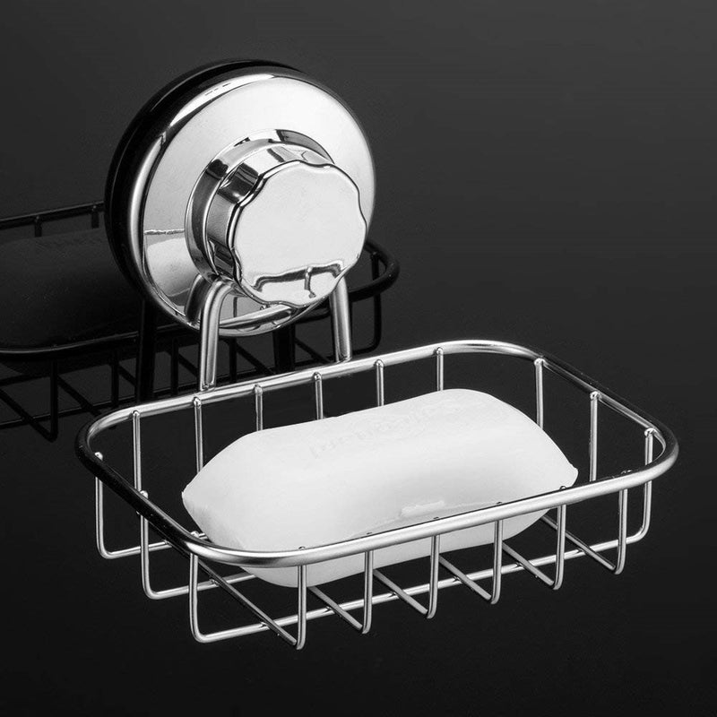 SANNO Soap Dishes Soap Holder Soap Saver Soap Holder Soap Tray Bar Soap Sponge Holder for Shower, Bathroom, Tub and Kitchen Sink Stainless Steel - NewNest Australia