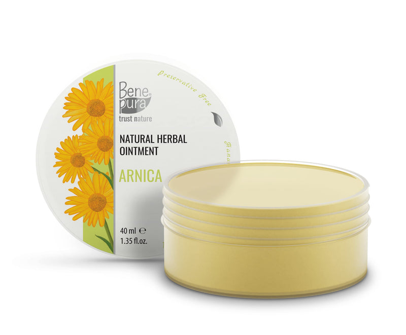 BenePura Arnica Ointment for Muscle Pain Relief - Natural Arnica Cream for Bruising and Swelling - Back Pain Relief, Knee Pain Relief, Joint Pain Relief - Bruise Cream Muscle Rub - 40 ml - NewNest Australia