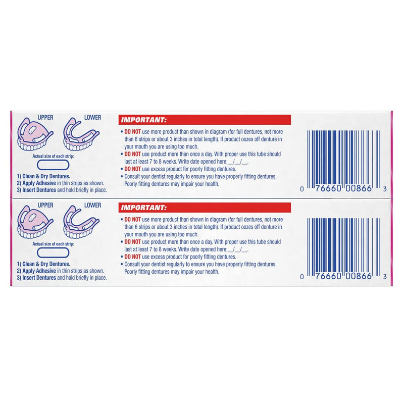 Fixodent Complete Original Denture Adhesive Cream, 2.4 oz TWIN - NewNest Australia