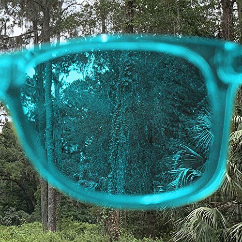 Aqua Color Therapy Mood Glasses by Purple Canyon | Light Therapy Chakra Healing Glasses Chromotherapy Aqua Colored Lenses - NewNest Australia