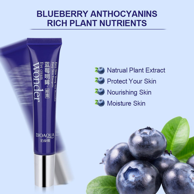 Eye Cream Blueberry Rejuvenation Eye Serum for Moisturing, Dark Circles, Puffiness, Wrinkles, Sagging Anti-aging Skin Care Lotion - NewNest Australia