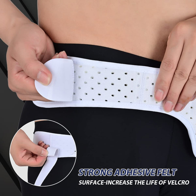 Tenbon Hernia Belt For Men, Inguinal Hernia Support, Medical Hernia Protection, Inguinal Brace For Single Sports Hernia, Adjustable Waist Belt With Removable (White, L) - NewNest Australia
