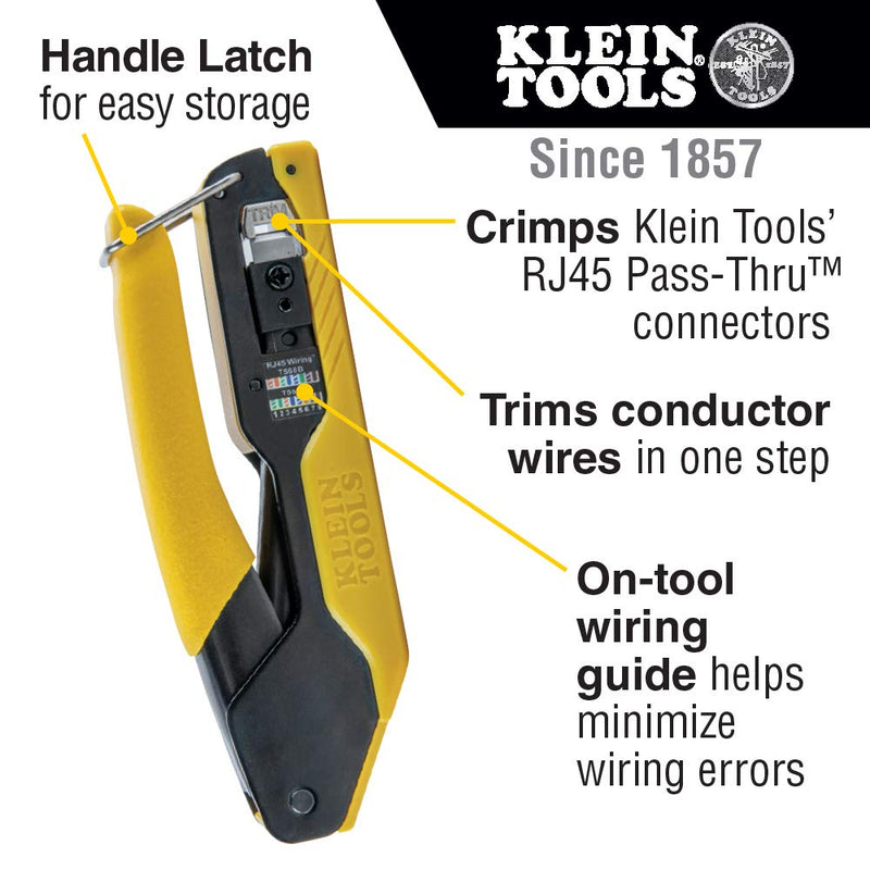 Klein Tools Compact Pass-Thru Modular Crimper VDV226-005 - NewNest Australia