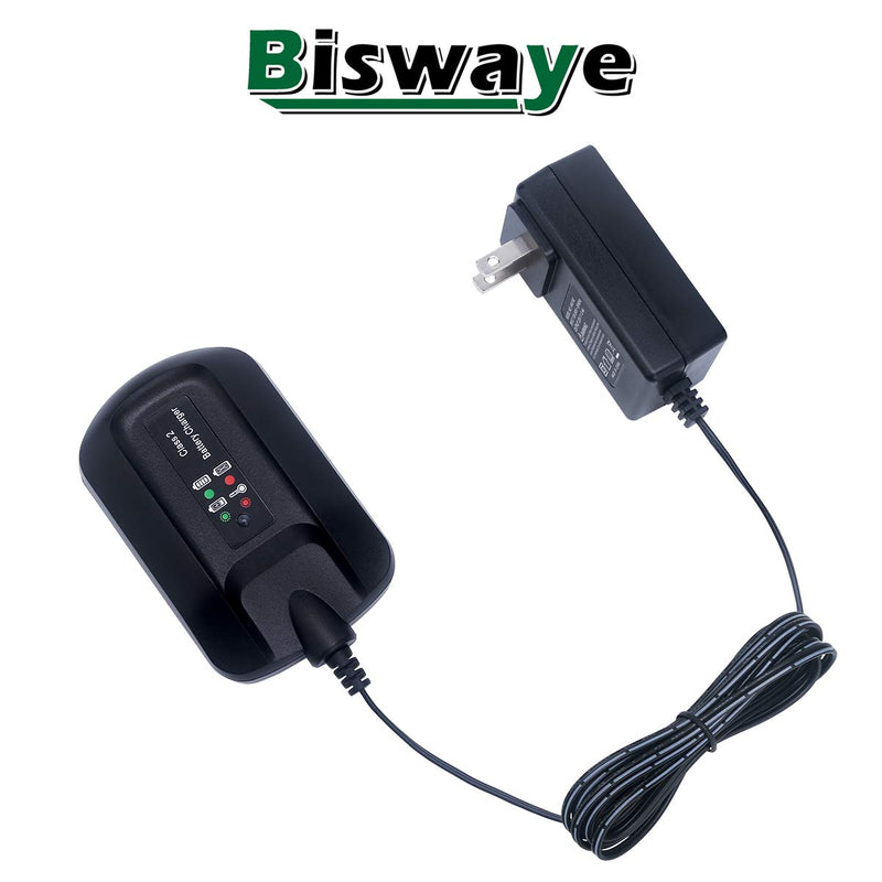 Biswaye 20V Lithium Battery Charger WA3742 Compatible with Worx 18V/20V PowerShare Battery WA3525 WA3520 WA3512 WA3512.1 WA3575 WA3578 WA3742 - NewNest Australia