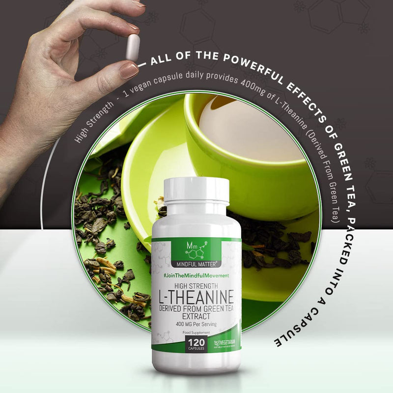 Mm L Theanine | 120 Theanine Capsules - 1000Mg L-Theanine High Dose Green Tea Extract With 400Mg L-Theanine Per Serving | Theanine L Theanine | Gmo, Gluten & Allergen Free | Made In The Uk - NewNest Australia