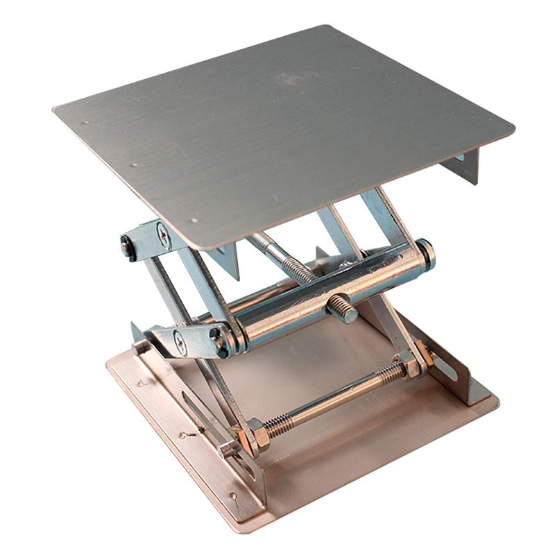 Stainless Steel Lab Jack Stand Table Lift Laboratory Jiffy Jack 4" x 4" NewNest Australia