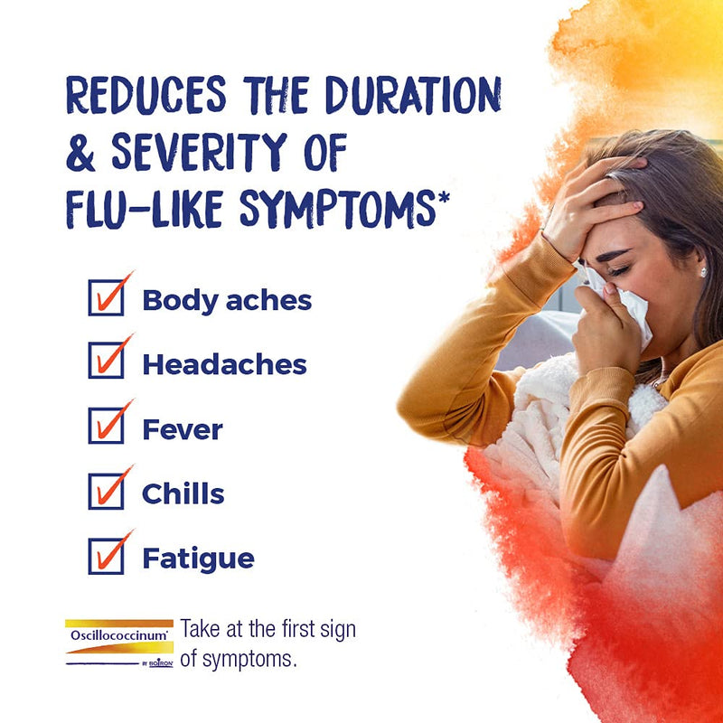 Boiron Oscillococcinum Doses Homeopathic Medicine for Flu-Like Symptoms, 0.04 Oz, 6 Count 6 Count (Pack of 1) - NewNest Australia