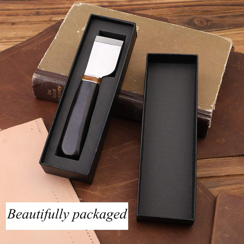 Leather Cutting Knife, Leather Skiving Knife with Wooden Handle Leather Craft Cutting Knife with Exquisite Package, Leather Craft Cutting Hand Tool - NewNest Australia