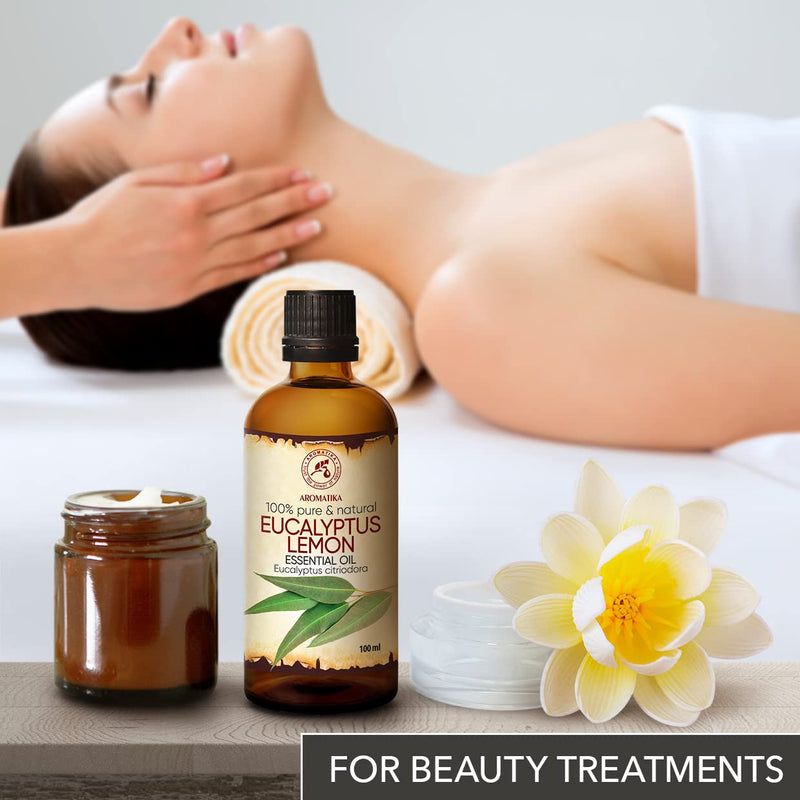 Eucalyptus Citriodora 100 Ml - Lemon Eucalyptus - 100% Pure And Natural Lemon Eucalyptus Oil - For Aromatherapy - Sauna - Aroma Diffuser - Oil Burner - Best For Beauty - NewNest Australia