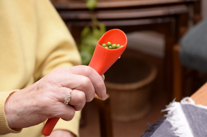 S'up Spoon - Assistive Eating Cutlery/Utensil, A Spoon for Children and Adults with Shaky Hands, Arthritis, Stroke, Cerebral Palsy, Limited Mobility, Parkinson's, and other Disabilities. (Black) - NewNest Australia