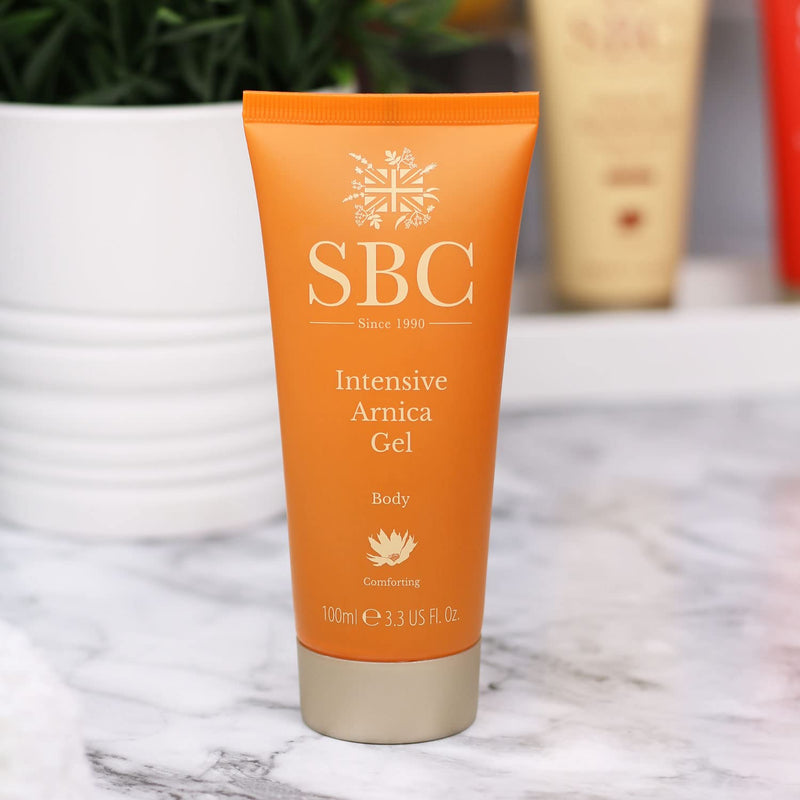 SBC Skincare Intensive Arnica Gel -100ml | Arnica Montana Gel | Deep Relief Gel for Muscle Tension | Warming Muscle Gel for Men and Women | Vegan Friendly Muscle Rub 100 ml (Pack of 1) - NewNest Australia