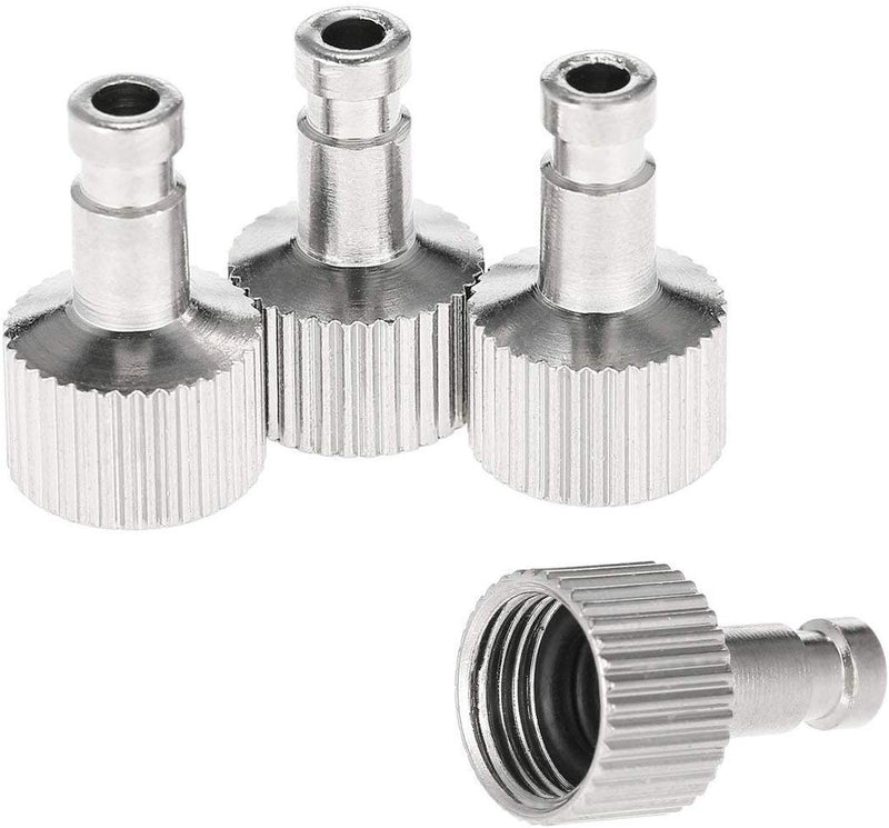ABEST Airbrush Quick Disconnect Coupler Release Fitting Adapter Kit with 5 pcs 1/8" Female Connectors and 1 Male Adaptor for Air Compressor, Airbrush Hose AB-117M5 - NewNest Australia