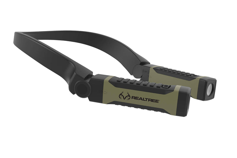 RealTree Alkaline Neck Light for Hands-Free Lighting with high and low brightness modes great for camping light, hunting light, working light and more - NewNest Australia