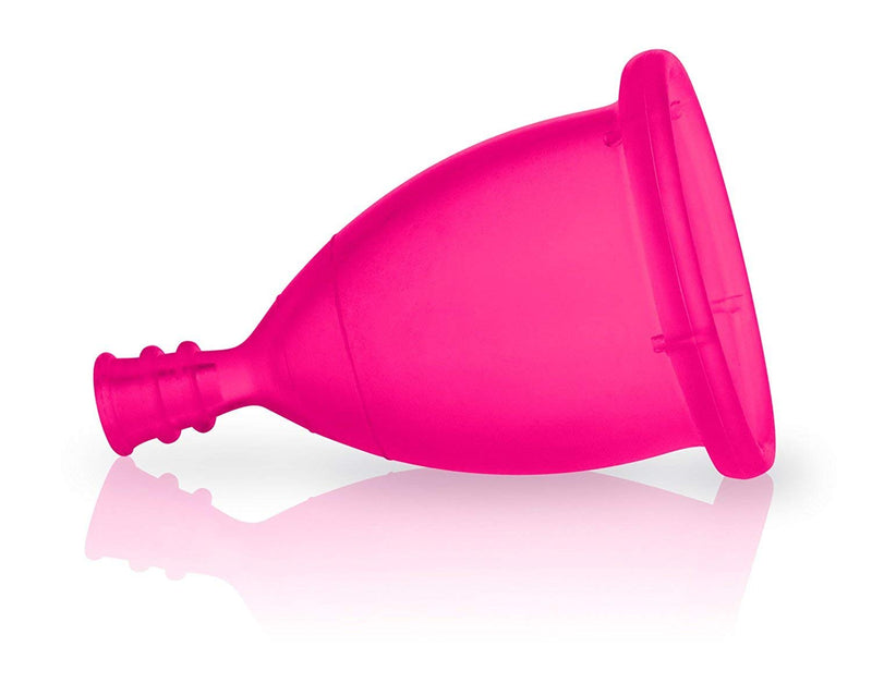 Menstrual Cup Kit Eva Cup Dulàc - 2 Soft Menstrual Cups Size S + L (Pink Medical Grade Silicone), Sterilizer Spray and Cotton Bag - Period Cup Eco-Friendly and Flexible - Eva Soft Cup, Made in Italy - NewNest Australia