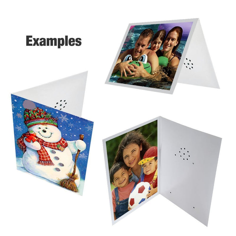 Talking Products, Voice Recordable Greeting Card, 40 Seconds Recording with Replaceable Batteries. Record and Send your own Personal Voice Message, Music or Sound Effects - NewNest Australia