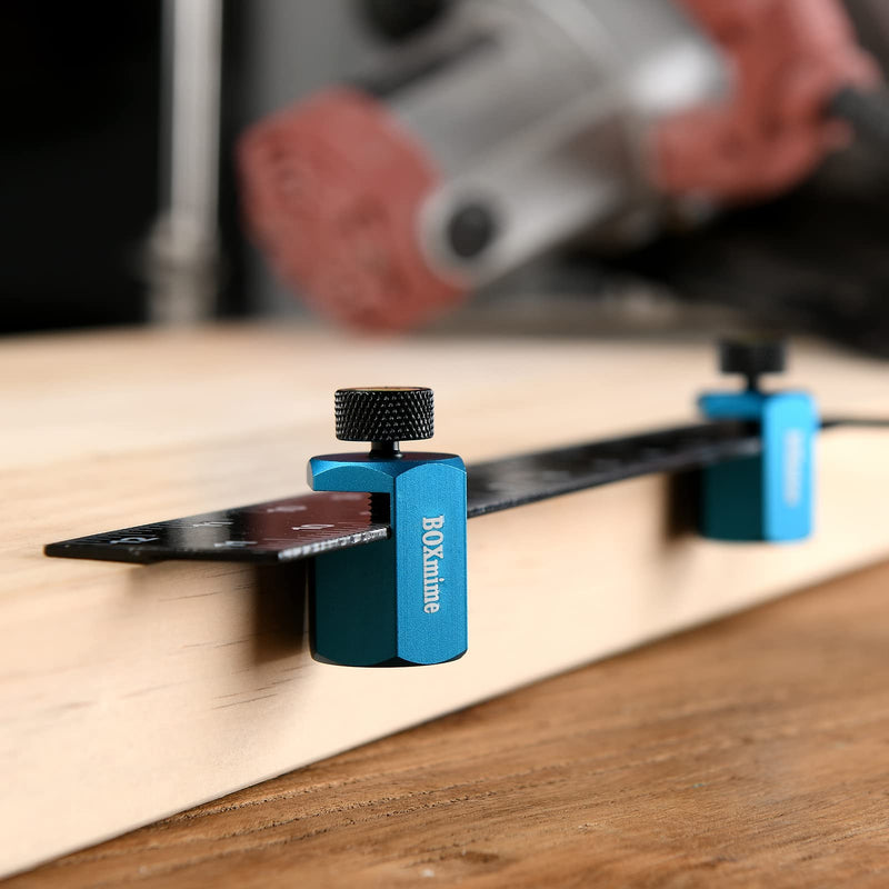 BOXmime Stair Gauges for Framing Square Metal / Wood Fabrication Layout Attachment Jig Set(2 Pack) - NewNest Australia