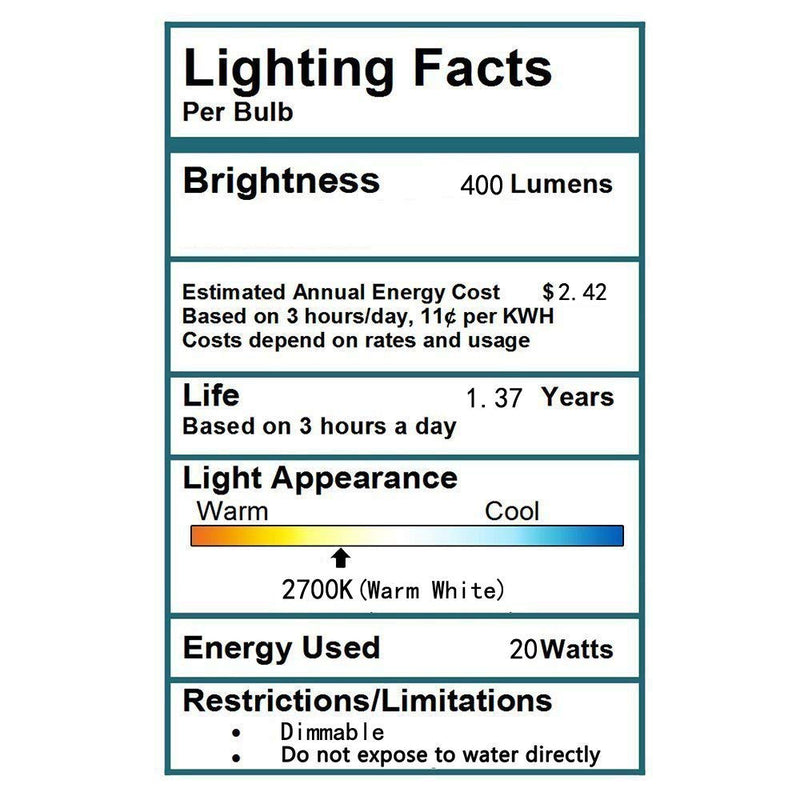 CTKcom 20 Watt MR16 Halogen Light Bulbs(6 Pack) - 12Volt,Bi Pin Base ,High Lumens, 2000Hr Life, Precision Halogen Reflector Fiber Optic Light Bulb, Glass Cover,6 Pack - NewNest Australia