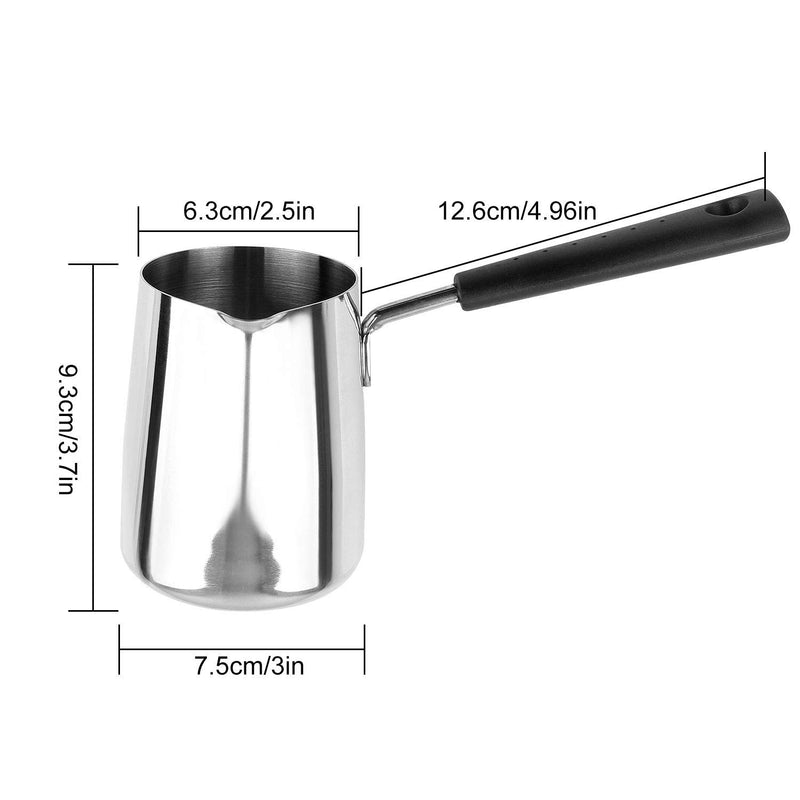 ASelected Milk Frothing Pitchers, 350ml/12oz, 304 Stainless Steel Small Milk Jug for Making Latte Coffee Art, Cappuccino, Espresso - NewNest Australia