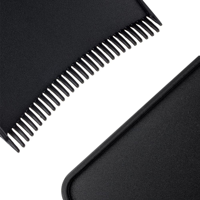 YiFENCHEN 2PCS Hair Dye Board Highlighting Board with Teeth Flat Top Comb Board Balayage Hair Dye Kit for Hair Dye Salon Home Multicolor Hair Coloring, Black - NewNest Australia