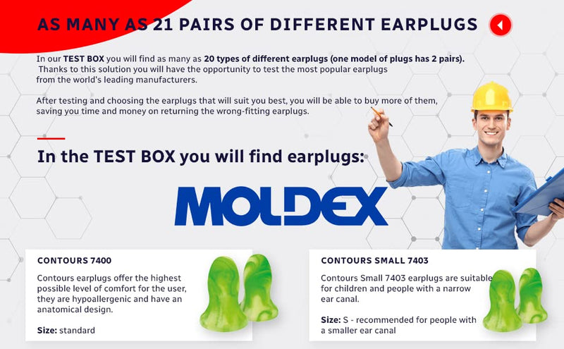 3Kamido Test Box Earplugs 21 Different Pairs From The Best Companies: Uvex, 3M, Moldex, Honeywell For Testing & Comparison. Ear Plugs, Ear Plugs For Sleep Earplugs - NewNest Australia