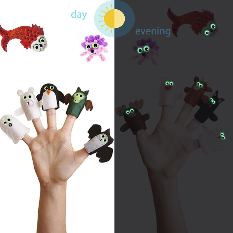 500 Pieces 5 Mixed Sizes Noctilucent Wiggle Googly Eyes Self Adhesive Black White Craft Eyes for DIY Crafts Decoration 6mm 8mm 10mm 12mm - NewNest Australia