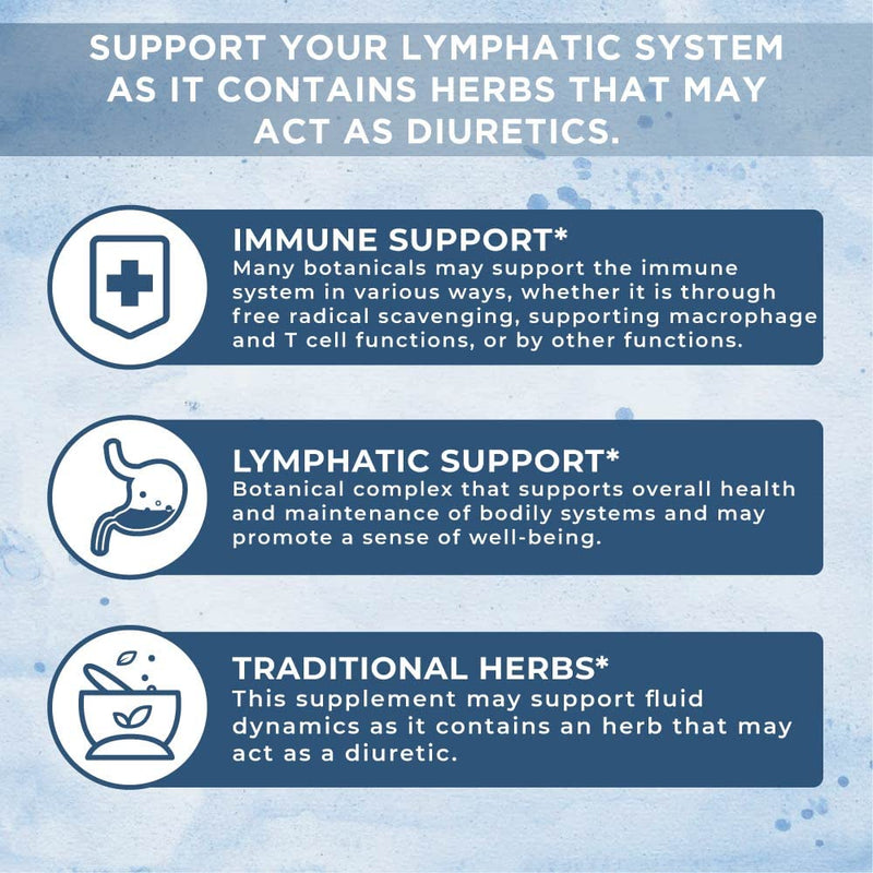 Lymphatic Support Drops | USDA Organic Lymphatic Cleanse for Immune Support | Lymphatic Support Supplement with Echinacea & Elderberry | Antioxidant & Immune Defense | Vegan | Non-GMO | 1 Fl Oz - NewNest Australia