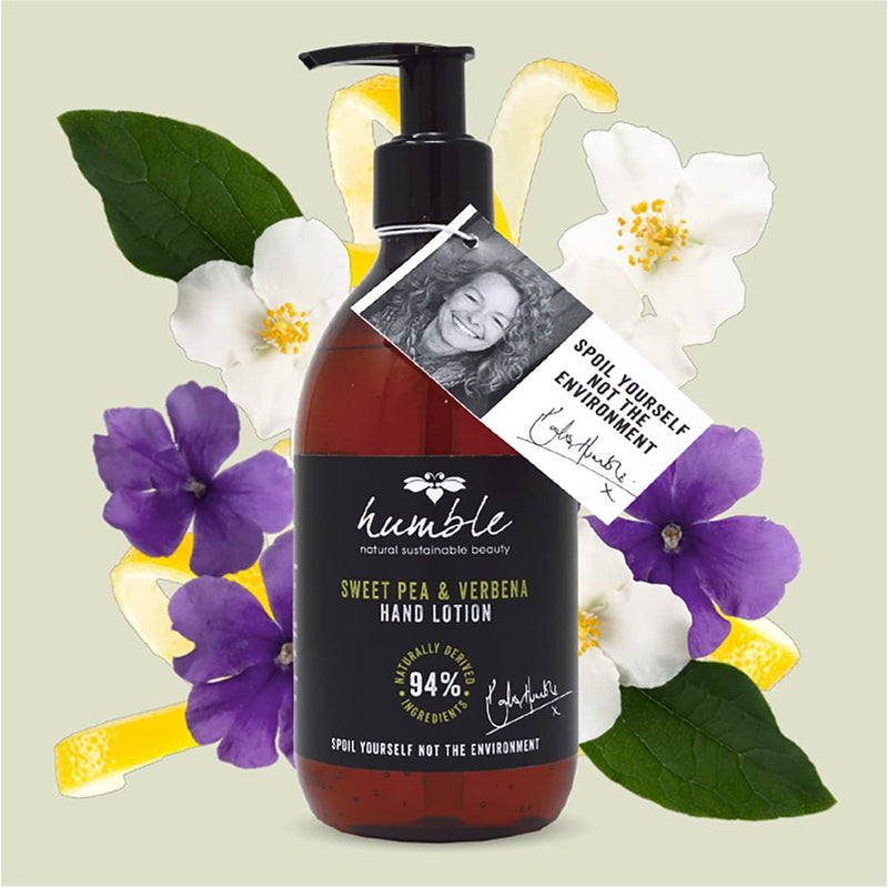 Humble Sweet Pea and Verbena Handcare Duo (285ml hand lotion & 285ml hand wash) - Carefully created with natural biodegradable ingredients. Cruelty Free. - NewNest Australia