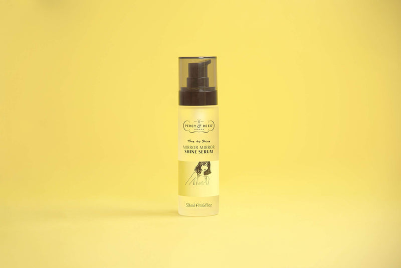 Percy & Reed Time To Shine Mirror Mirror Shine Serum - Incredible Anti-Frizz Gloss Serum for High Shine Finish - Colour & UV & Colour protection - Lightweight Oil Moisturises And Nourishes Hair - 50ml - NewNest Australia
