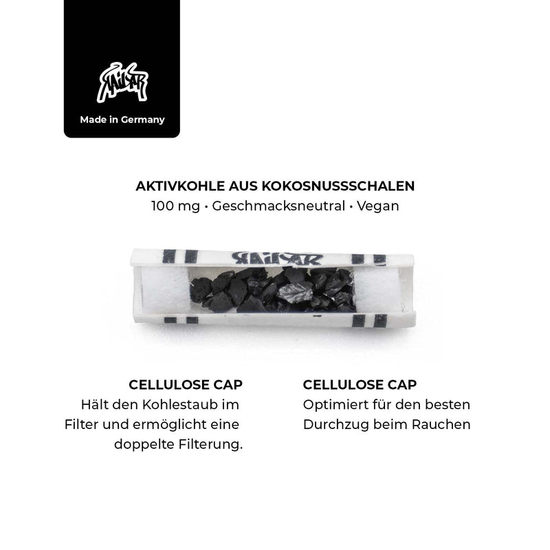 Kailar 65 Pink Cellulose Activated Carbon Filters Slim (5.9 Mm) With Vegan Activated Carbon Made Of Coconut Shells, For A Low-Harmful And Gentle Smoking Experience - NewNest Australia
