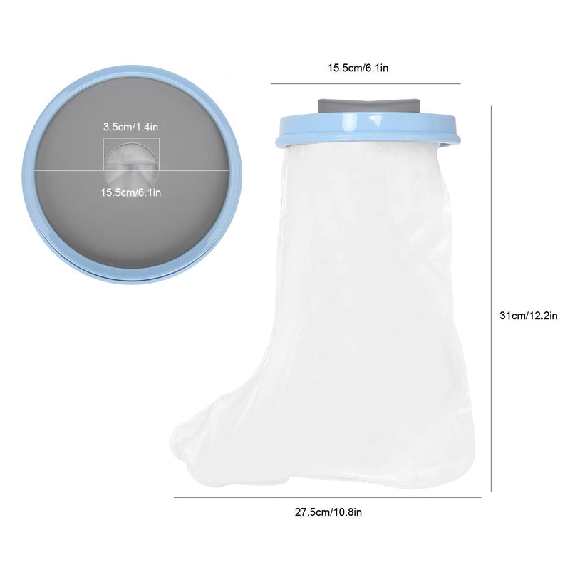 Waterproof Leg Cast Cover for Shower, Leg Cast Cover Protector Plaster Boot Sleeve Adult Foot Shower Cover Child Foot Wound Protector for Bandages and Light Dressings for Shower and Bath - NewNest Australia