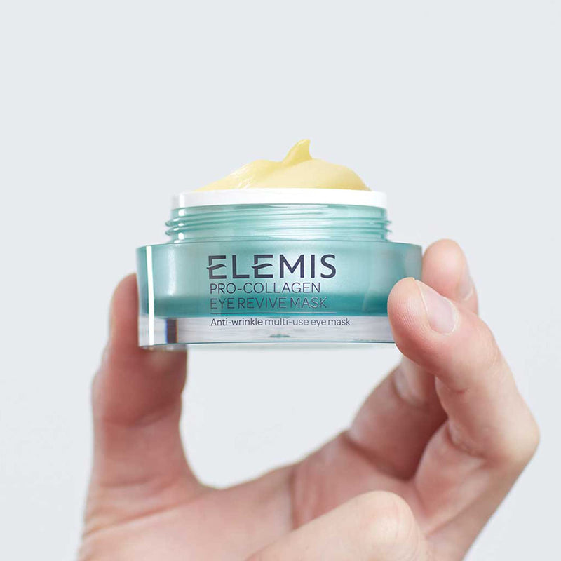 Elemis Pro-Collagen Eye Revive Mask, 3-in-1 Anti-Wrinkle Eye Cream for Dark Circles, Refreshing Eye Gel to Brighten, Hydrate and Rejuvenate, Moisturising Under Eye Cream with Hyaluronic Acid, 15 ml - NewNest Australia