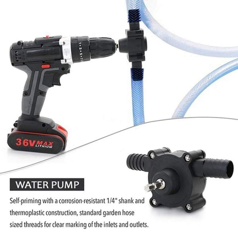 BlueRCKing 1pcs Hand Electric Drill Pump Self Priming Water Transfer Pump Small Household Pump - NewNest Australia