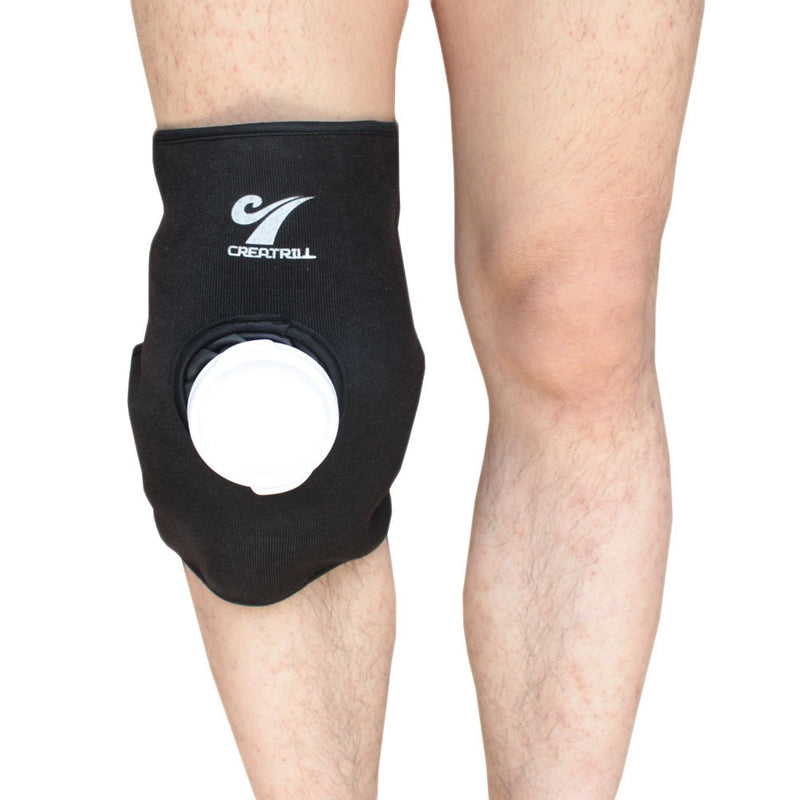 Creatrill Reusable Hot Cold Therapy Ice Bag Pack (9") Neoprene Core Wrap with Elastic Strap, Portable Moist Heating Brace First aid Ice Compression Sleeves Pain Relief Pad - NewNest Australia