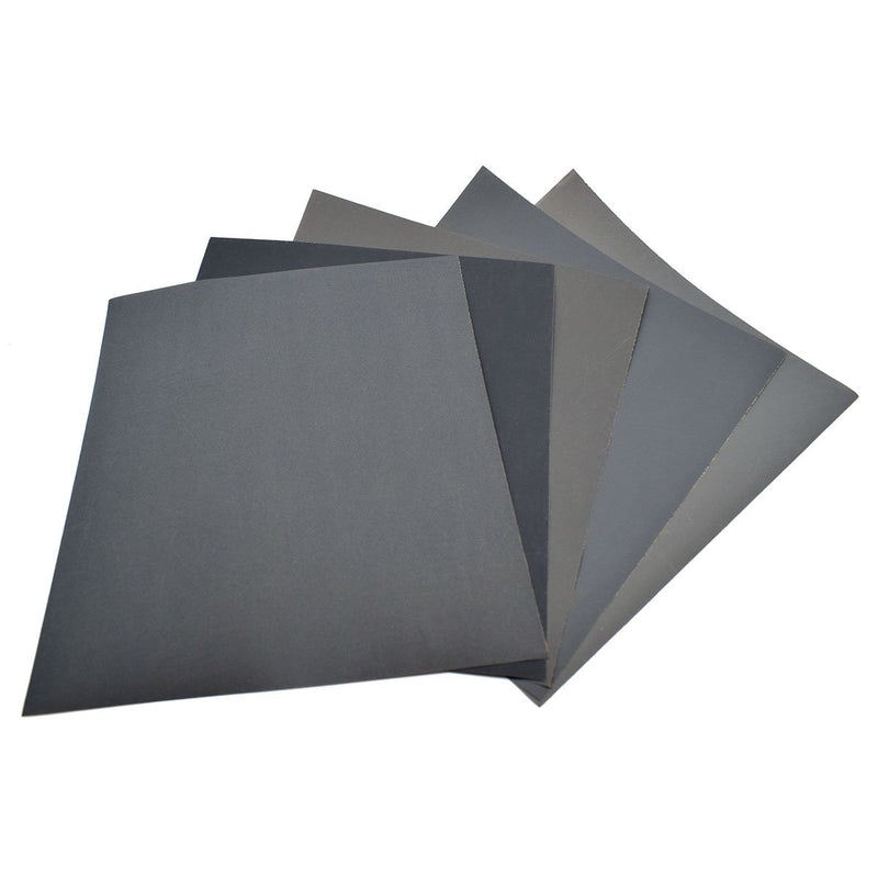1 x Grit 800 1000 1200 1500 2000 Sandpaper Dry/Wet 9 x 11 Inch Abrasive Sand Paper Pack of 5 - NewNest Australia