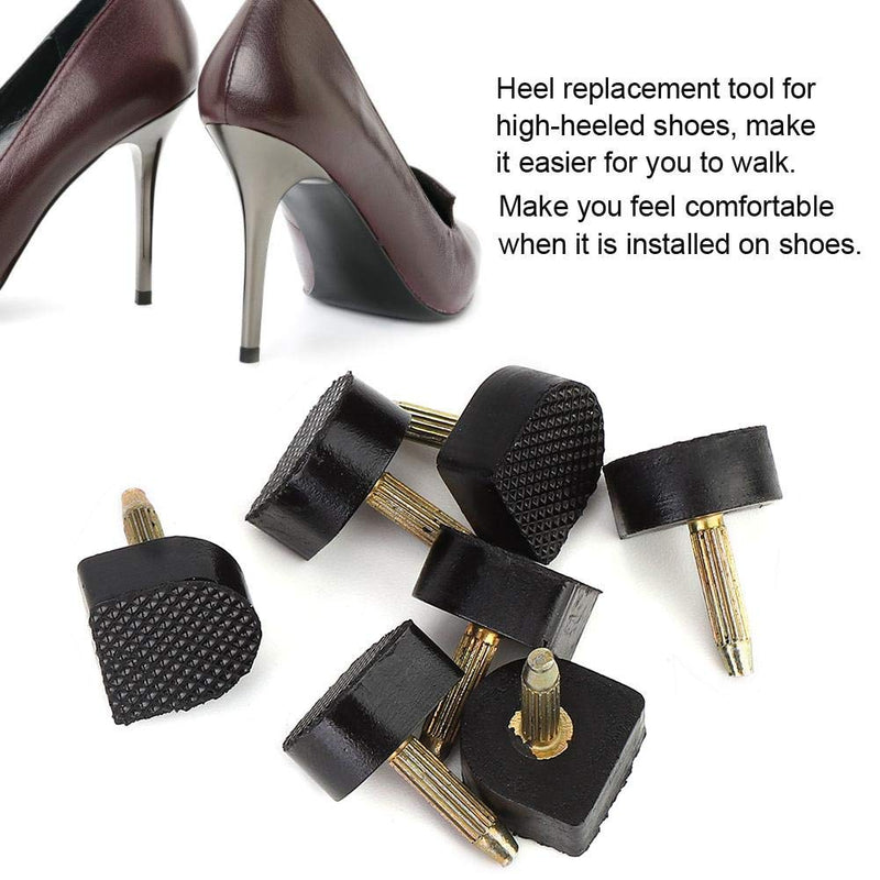 24 Pieces High Heel Taps, High Heel Replacement Tips, Non-Slip Shoes Repair Heel Dowel Protection, Tips Shoe Accessories For Women'S Shoes, High Heels, Pumps, Heel Tips. - NewNest Australia