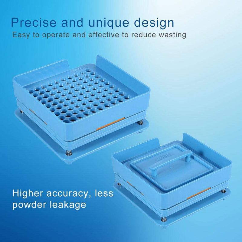 100 Holes Capsule Filler, 00# Capsule Filling Device For Filling Capsules Capsule Filling Machine Capsule Holder Manual Capsules Filling Machine, For Powder Cosmetic Capsule Vitamins (Without Powder Baffle) - NewNest Australia