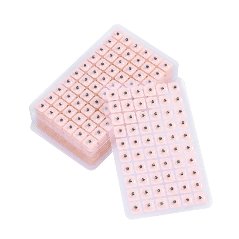 Healifty Ear Seeds Acupuncture 600 Counts Disposable Ear Press Seeds Acupuncture Vaccaria Plaster Bean Massage Multi-Condition Ear Seeds Acupressure Kit (10 Sheets) - NewNest Australia