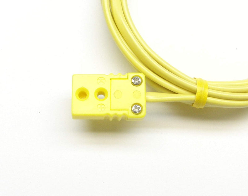 K-Type Thermocouple Extension Cable Wire with Miniature Mini Thermocouple Connectors 6 ft (= 2 Yard) Long - NewNest Australia