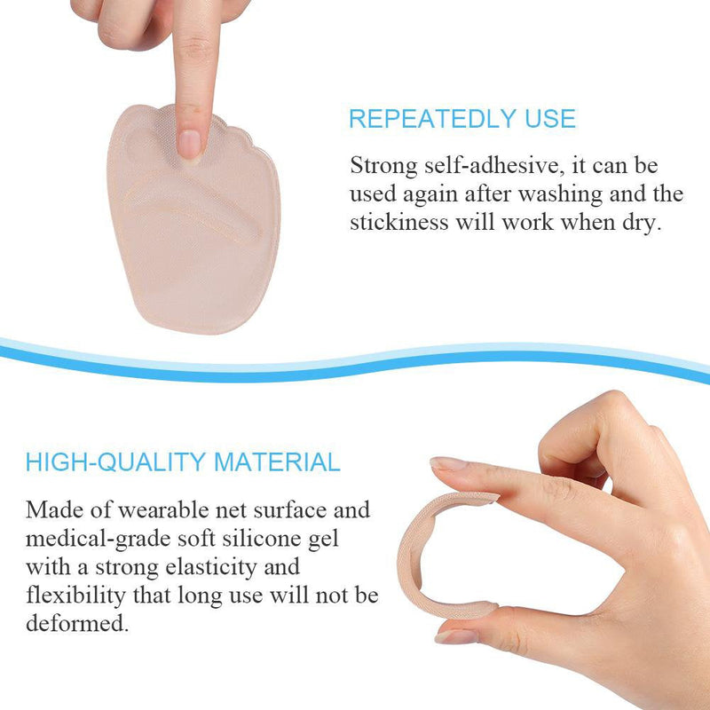 Bunion pads forefoot silicone, 2 pairs of high heels non-slip foot pads forefoot heel protection high heels shoe pads, for all day pain relief and slipping - NewNest Australia