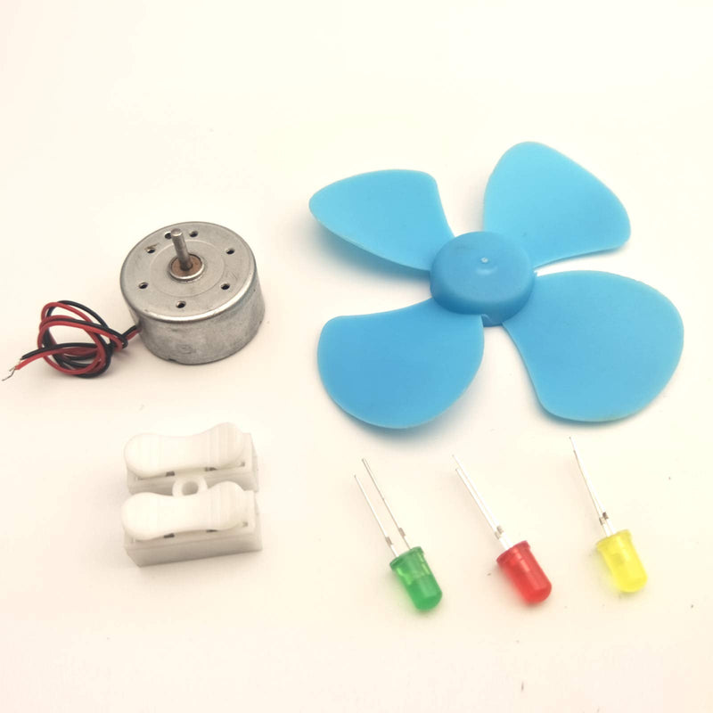 EUDAX DIY DC Power Micro Motor Wind Turbine Electricity Generator Blades Model - NewNest Australia