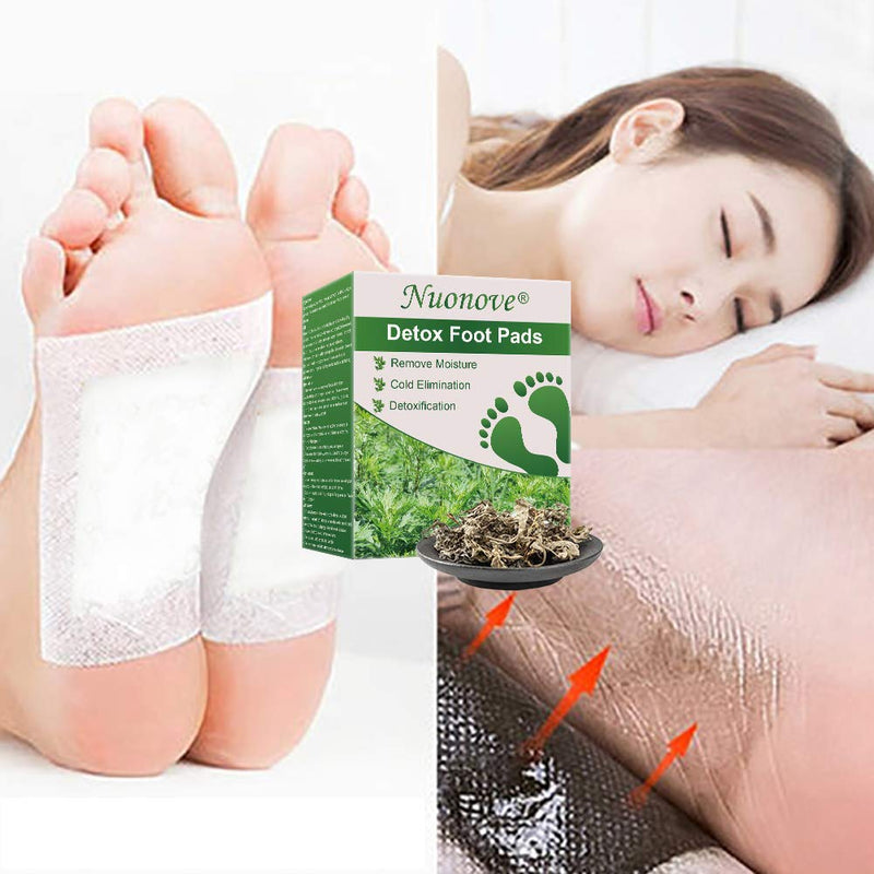 Detox Foot Plasters Vital Plasters Foot Patches Wormwood Foot Patch Promotes Blood Circulation, Relieve Pain And Improve Sleep, Free Yourself From Moisture And Cold 20 Pieces - NewNest Australia